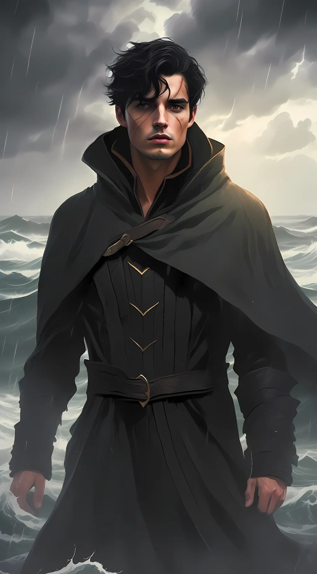 ai character: Theo background