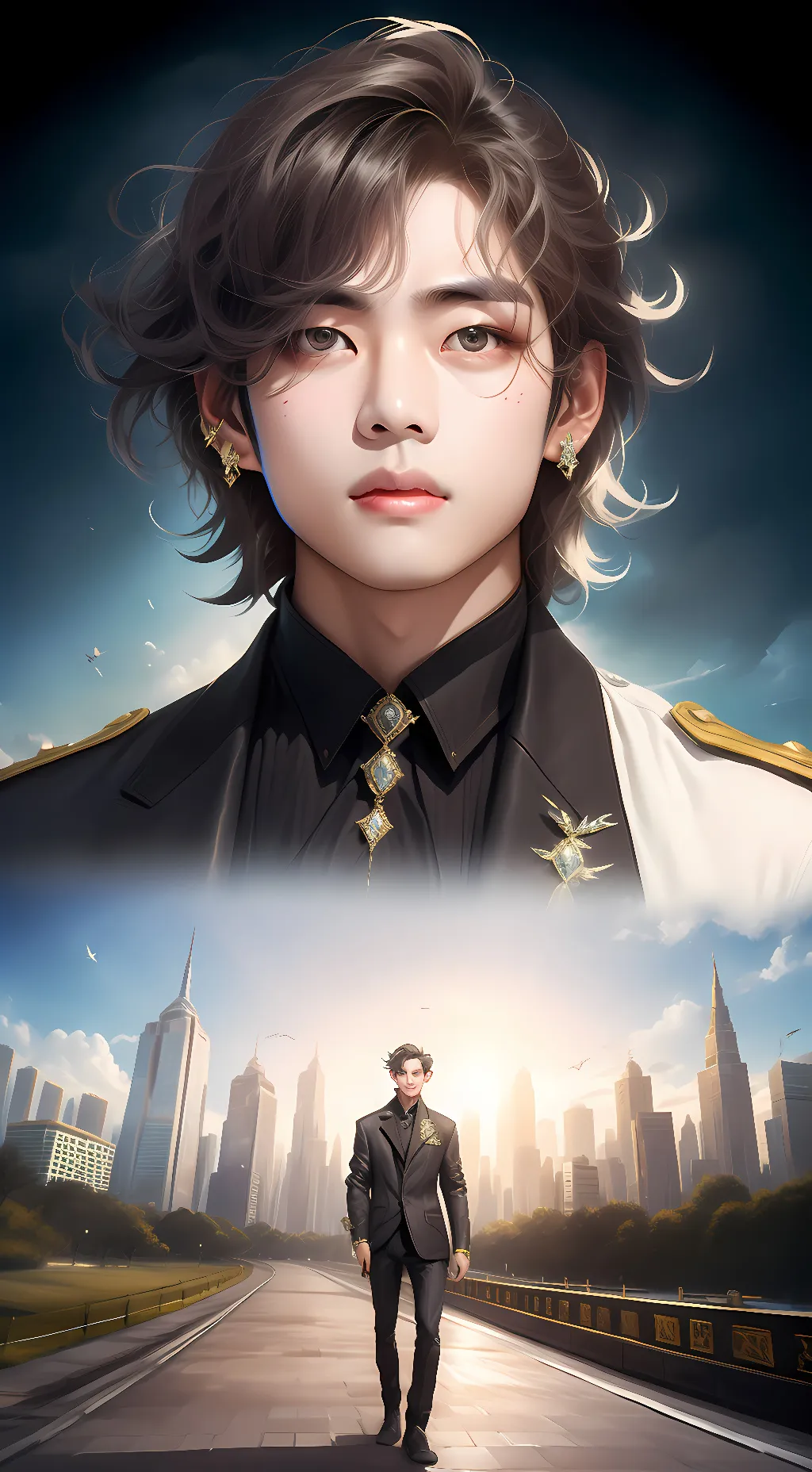 ai character: Taehyung background