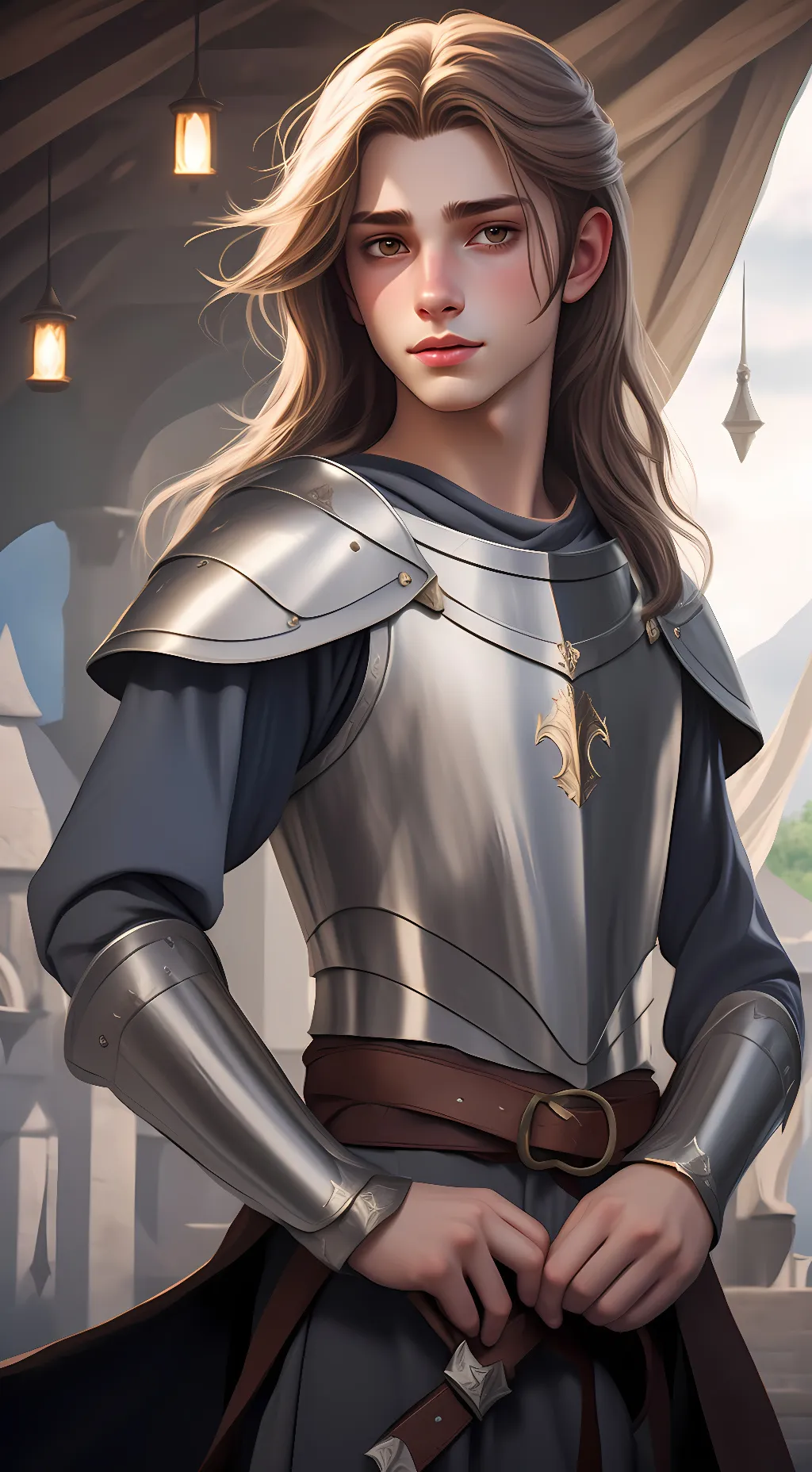 ai character: Gabriel Moon background