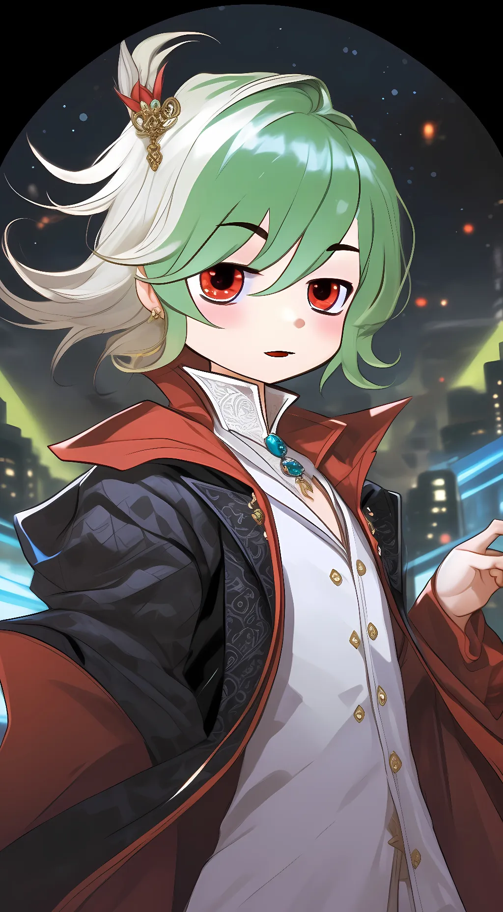 ai character: Dile the croc background