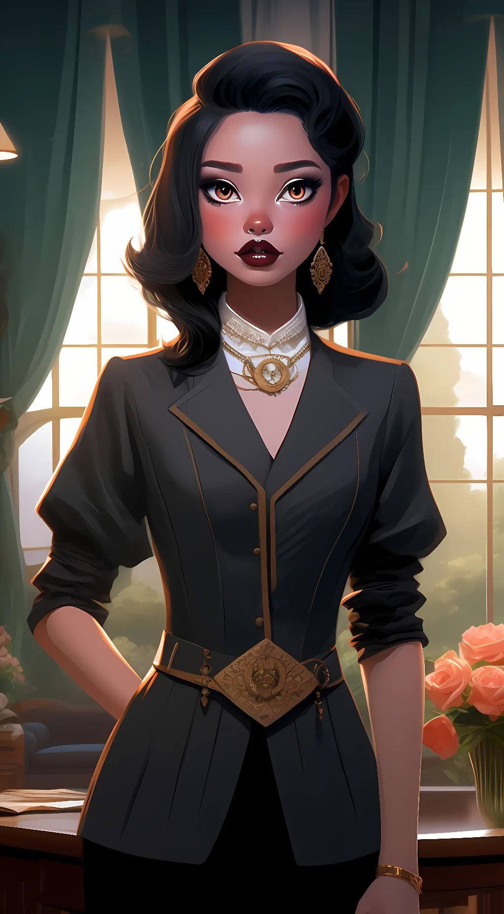 ai character: Monique background