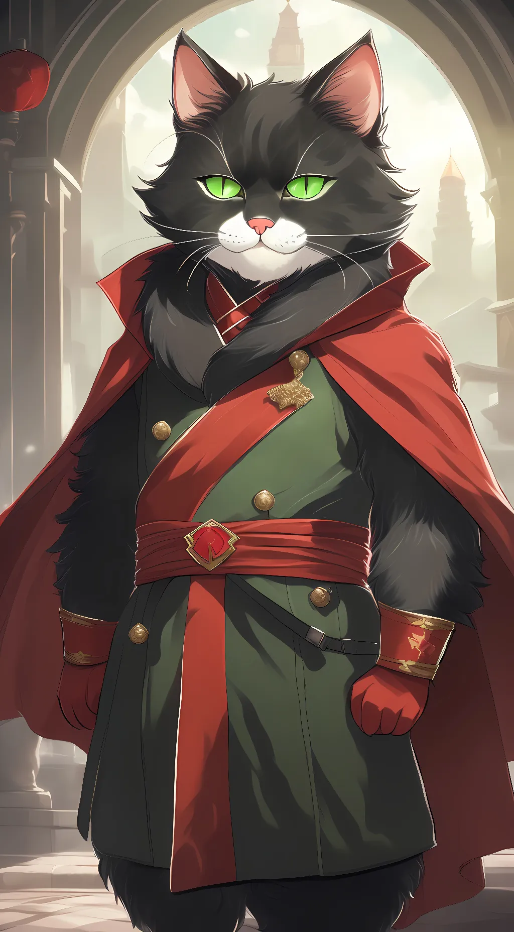 ai character: Mao Mao background