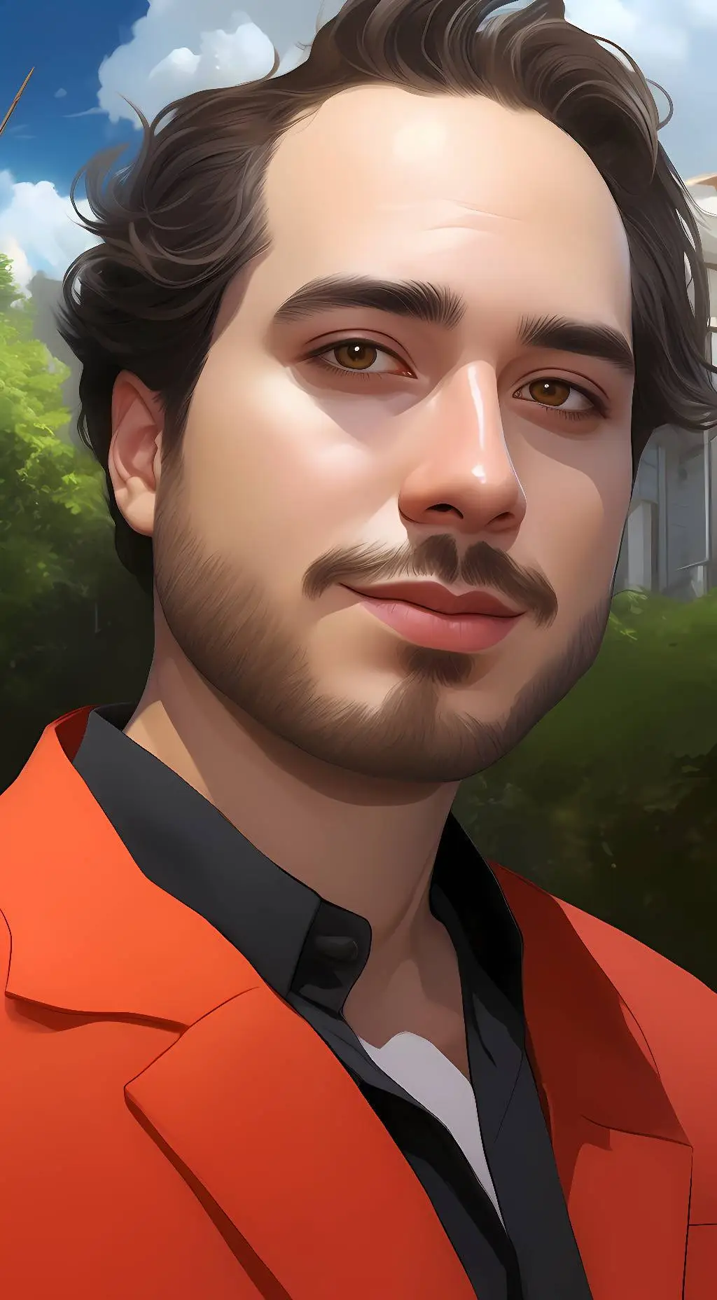 ai character: Percy background