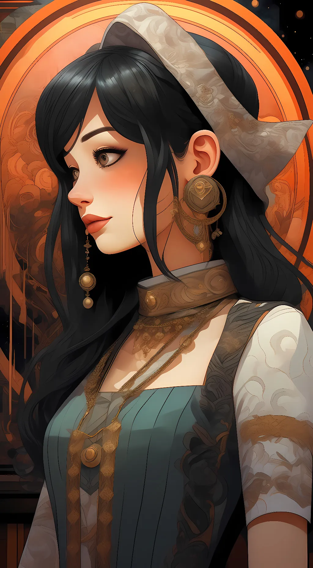 ai character: Lily Markham background