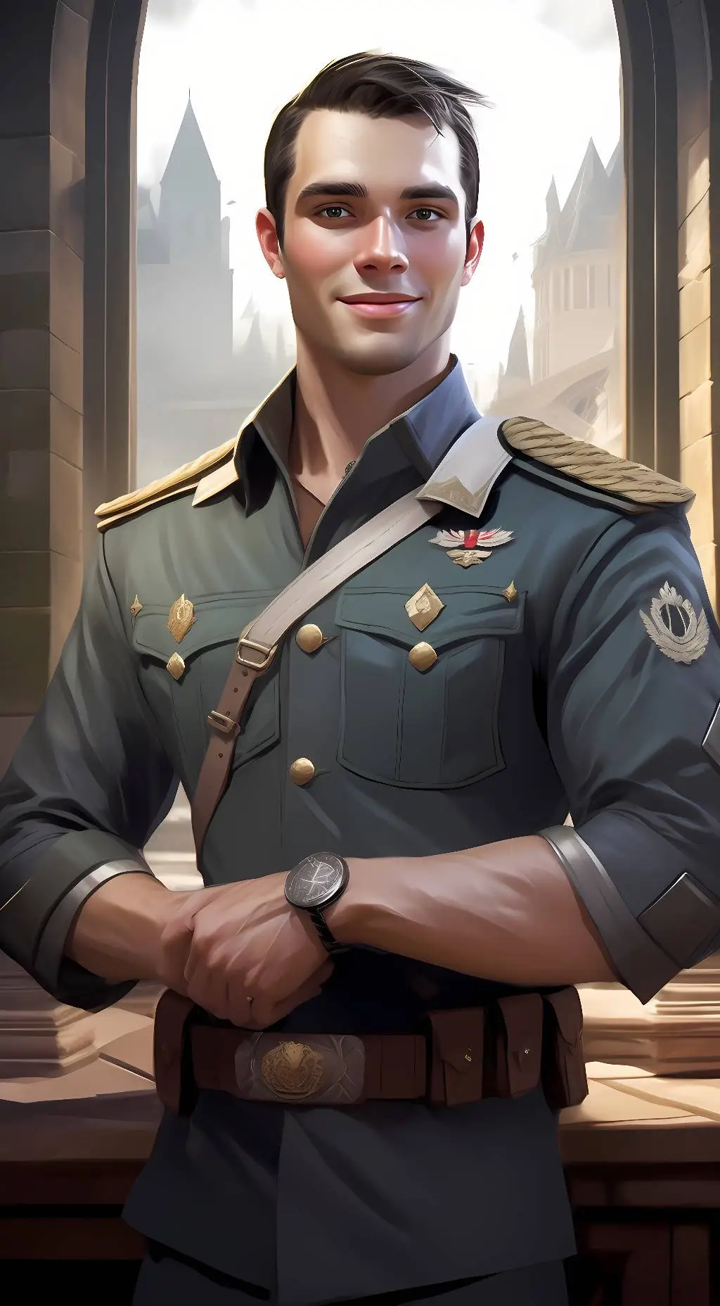 ai character: recruiter background