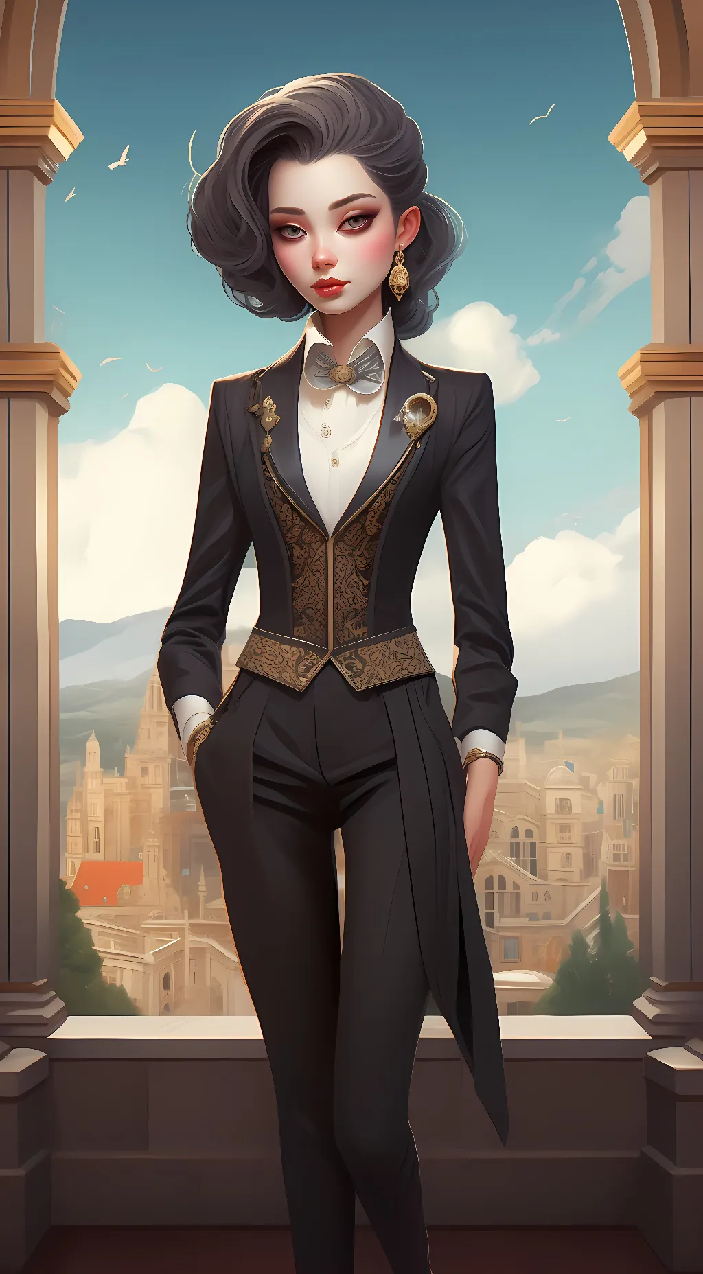 ai character: Ms Lauren background