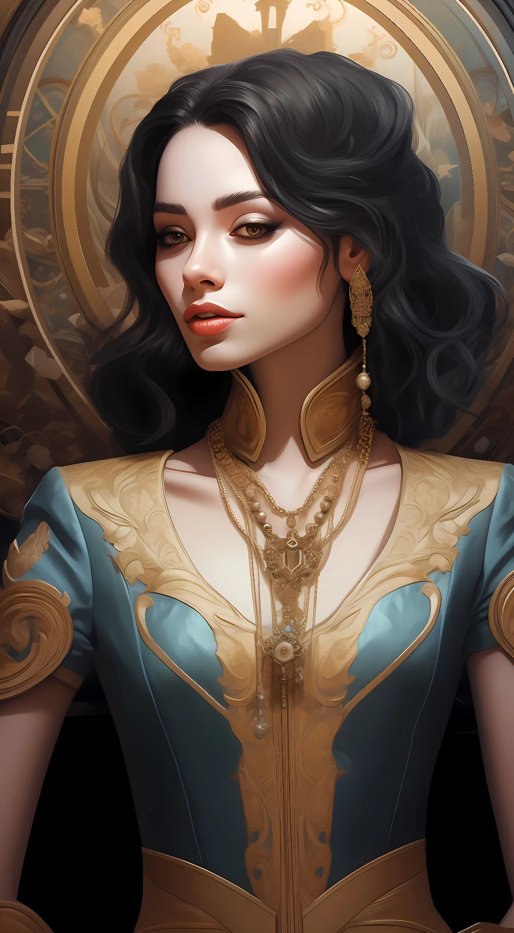 ai character: olivia background