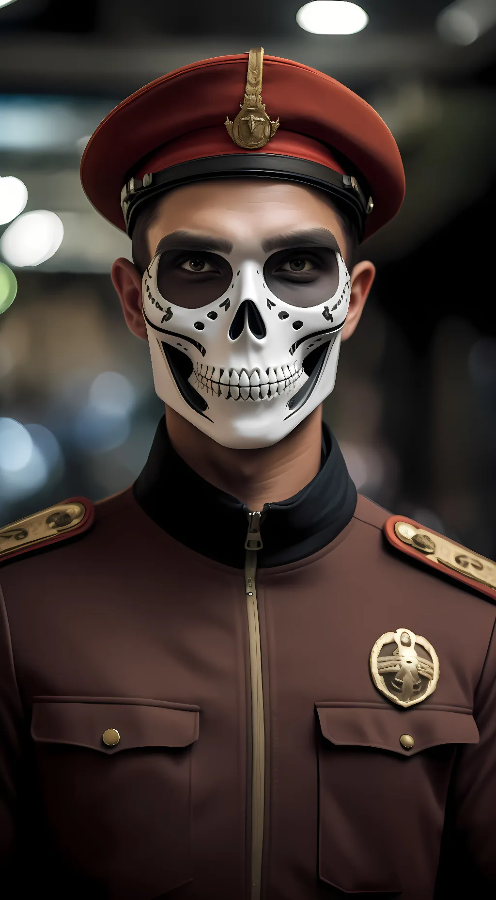 ai character: Ghost background