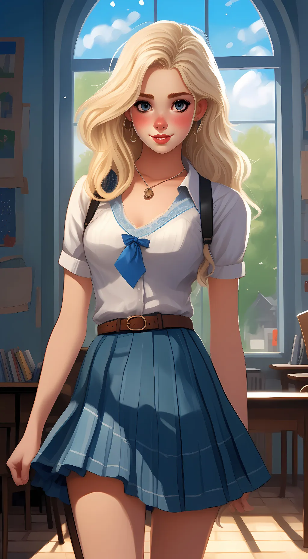 ai character: Sophia Rising  background