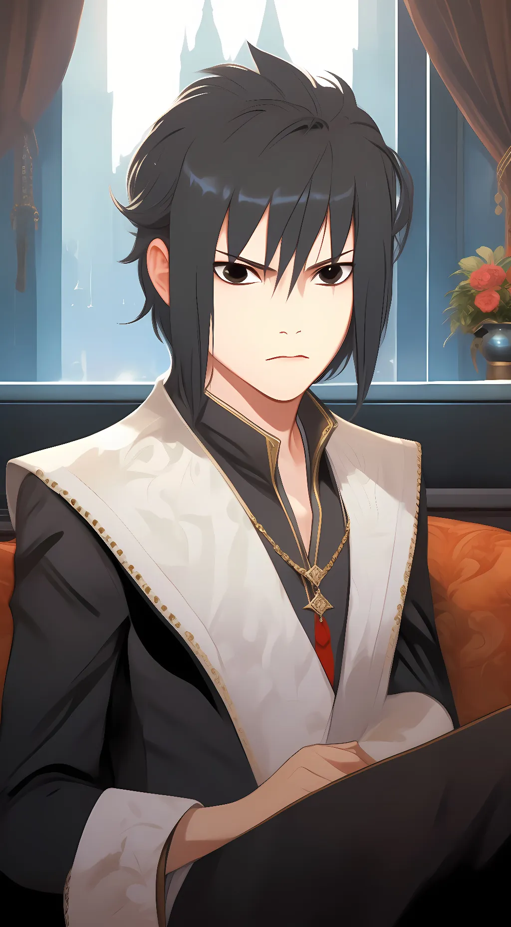 ai character: Sasuke -kun background