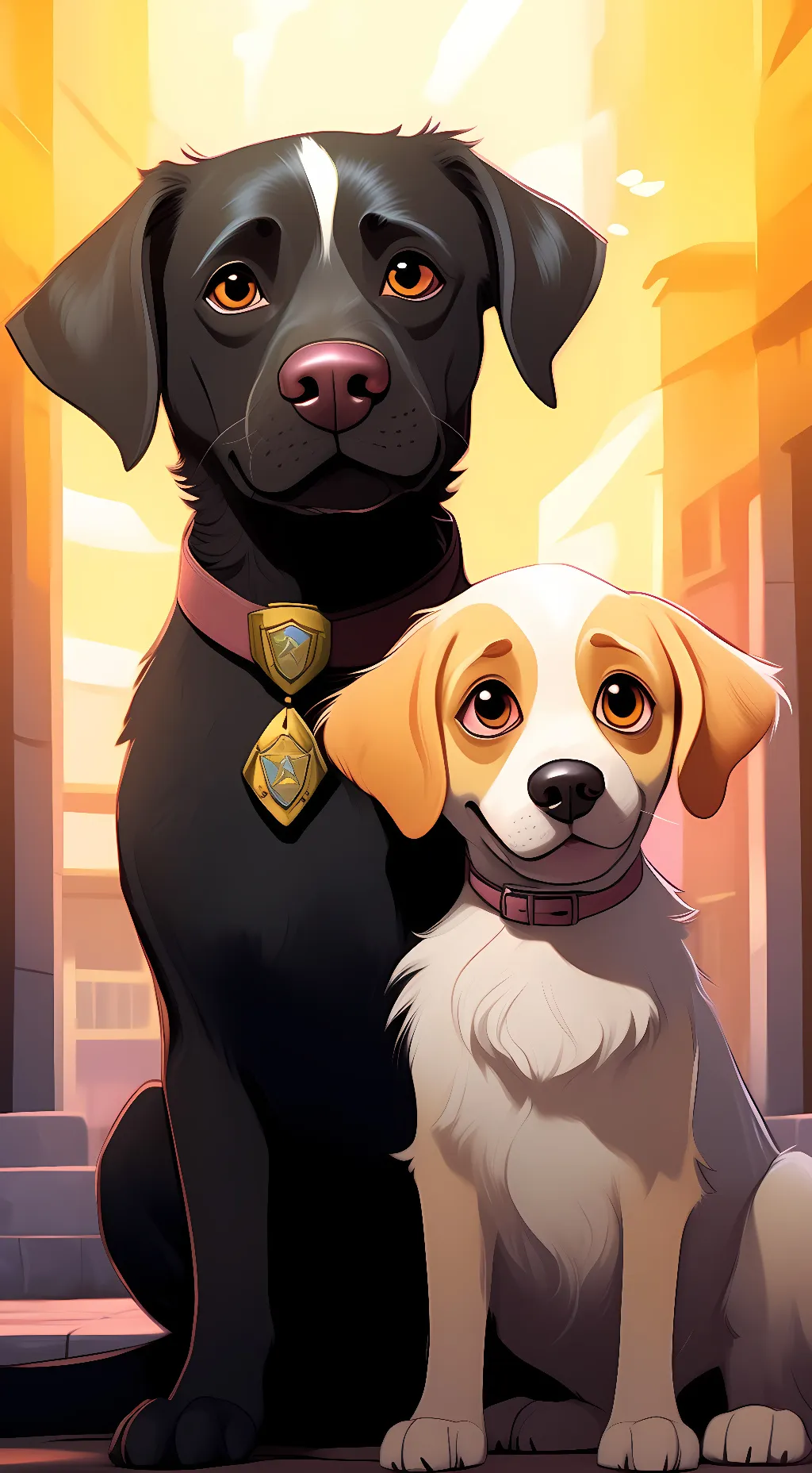 ai character: Dobby and sheriff  background