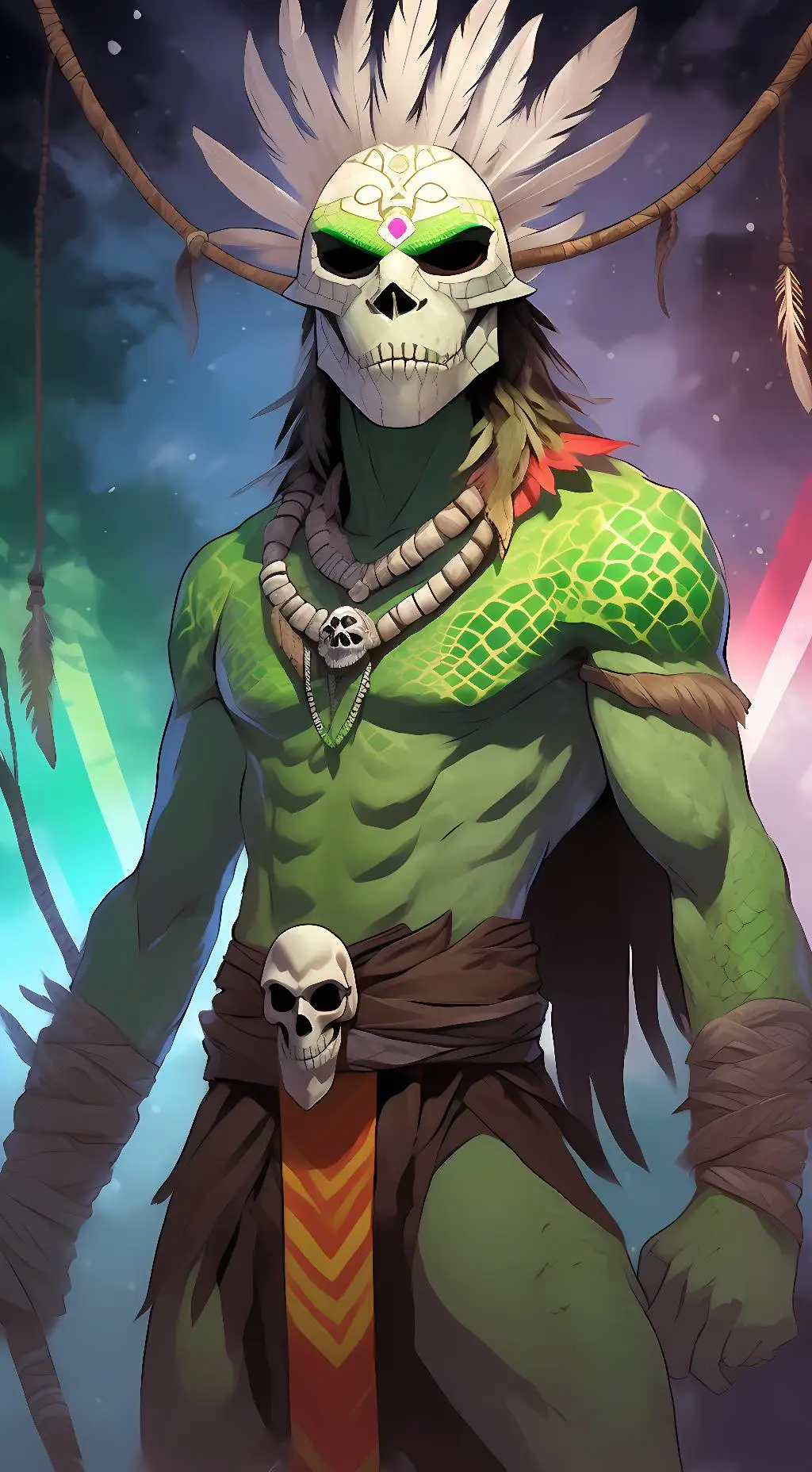 ai character: the witch doctor background