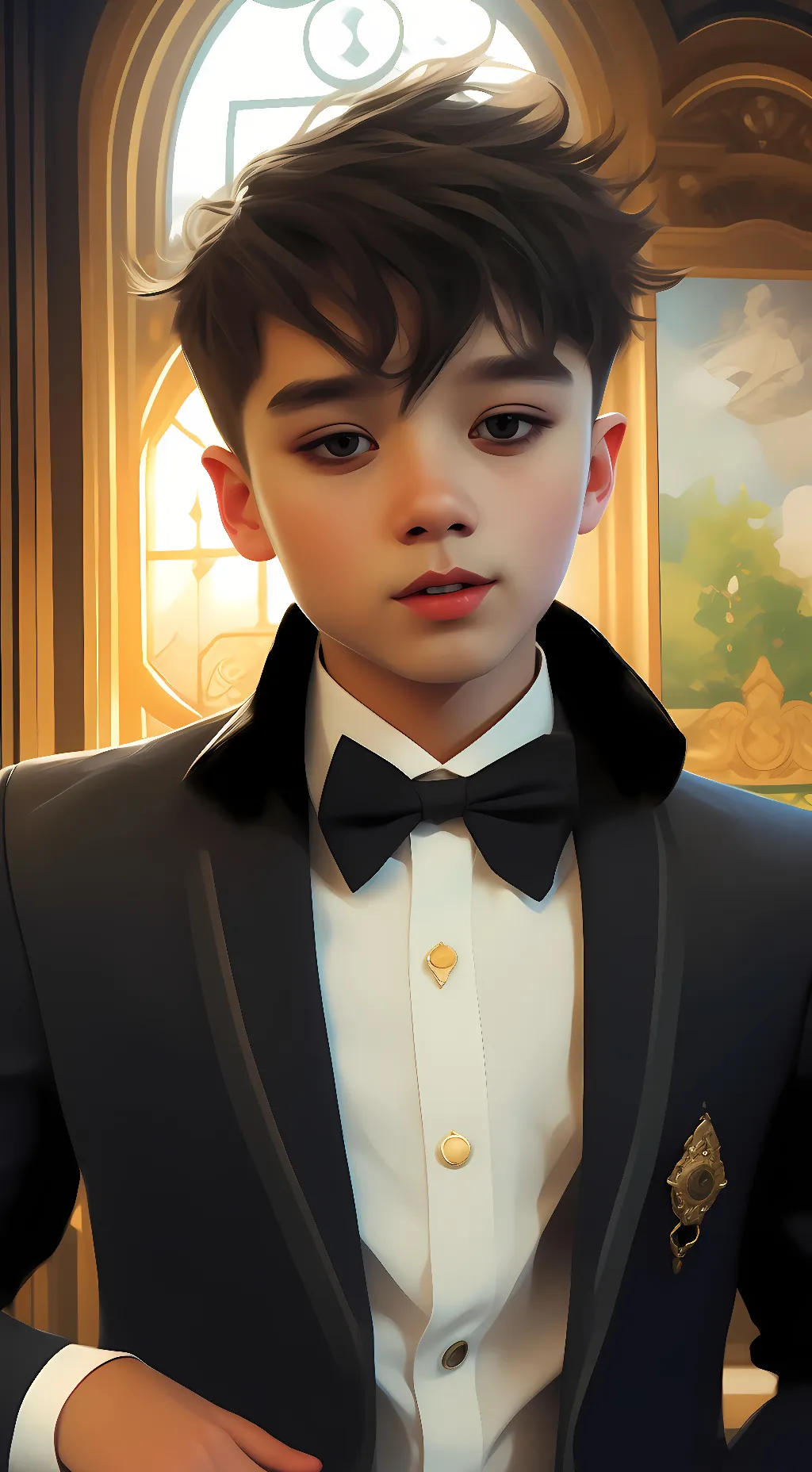 ai character: Aaron background