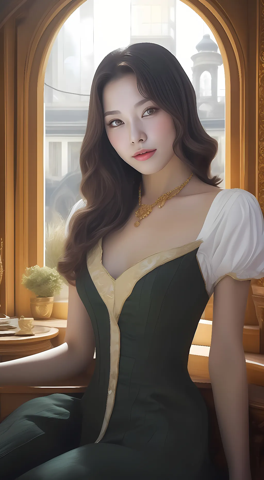 ai character: Evelyn Thompson background