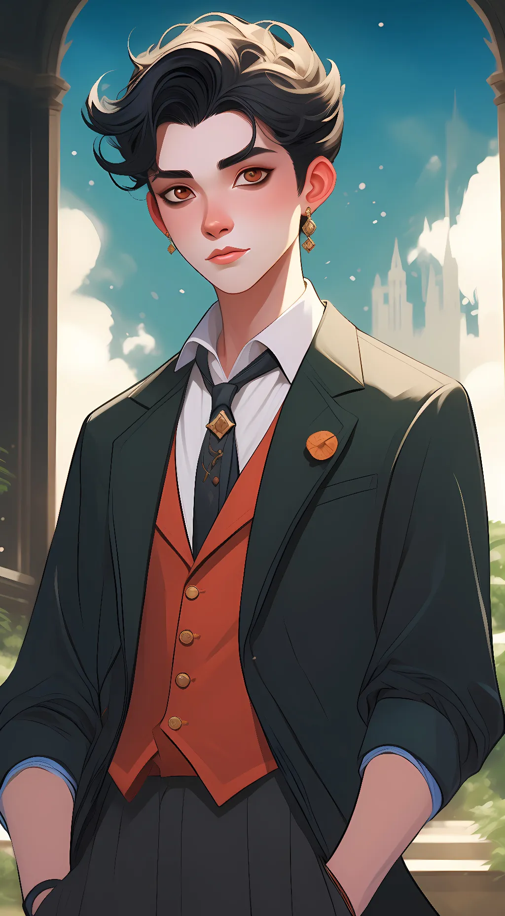 ai character: Leo background