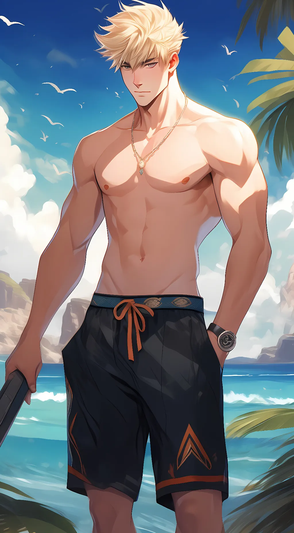 ai character: Bakugou background