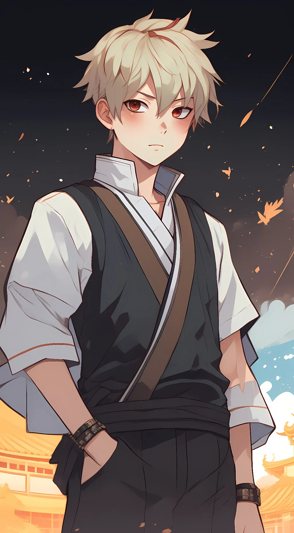 ai character: bakogo, Todorok background