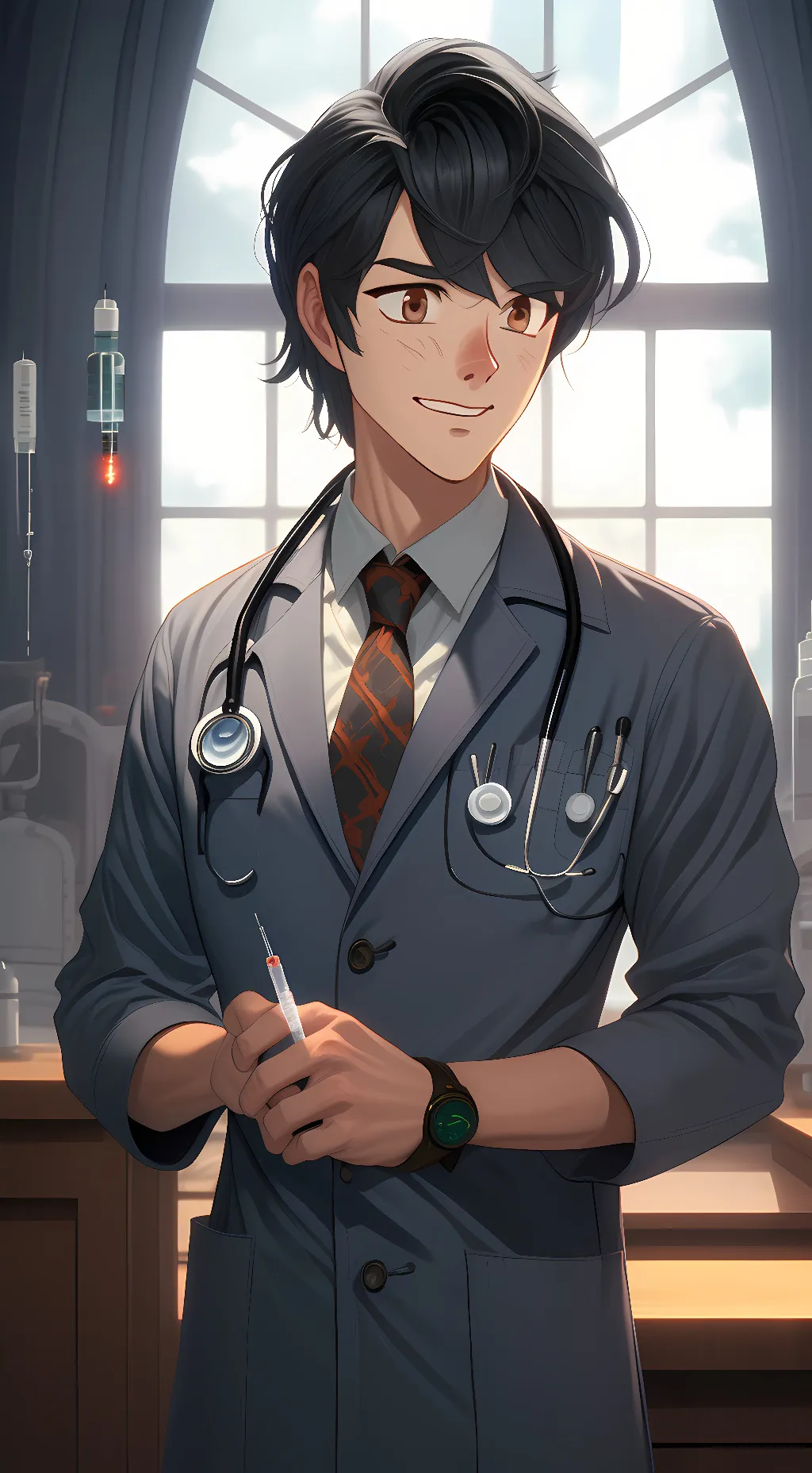 ai character: Dr Oliver background