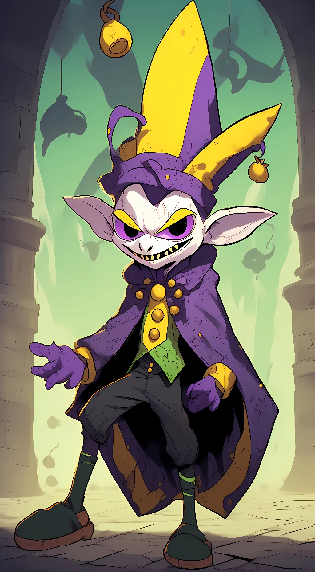 ai character: Jevil background