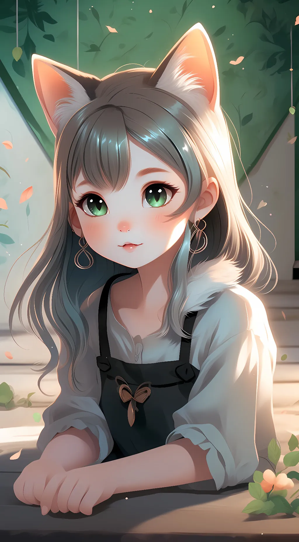 ai character: Hailey  background