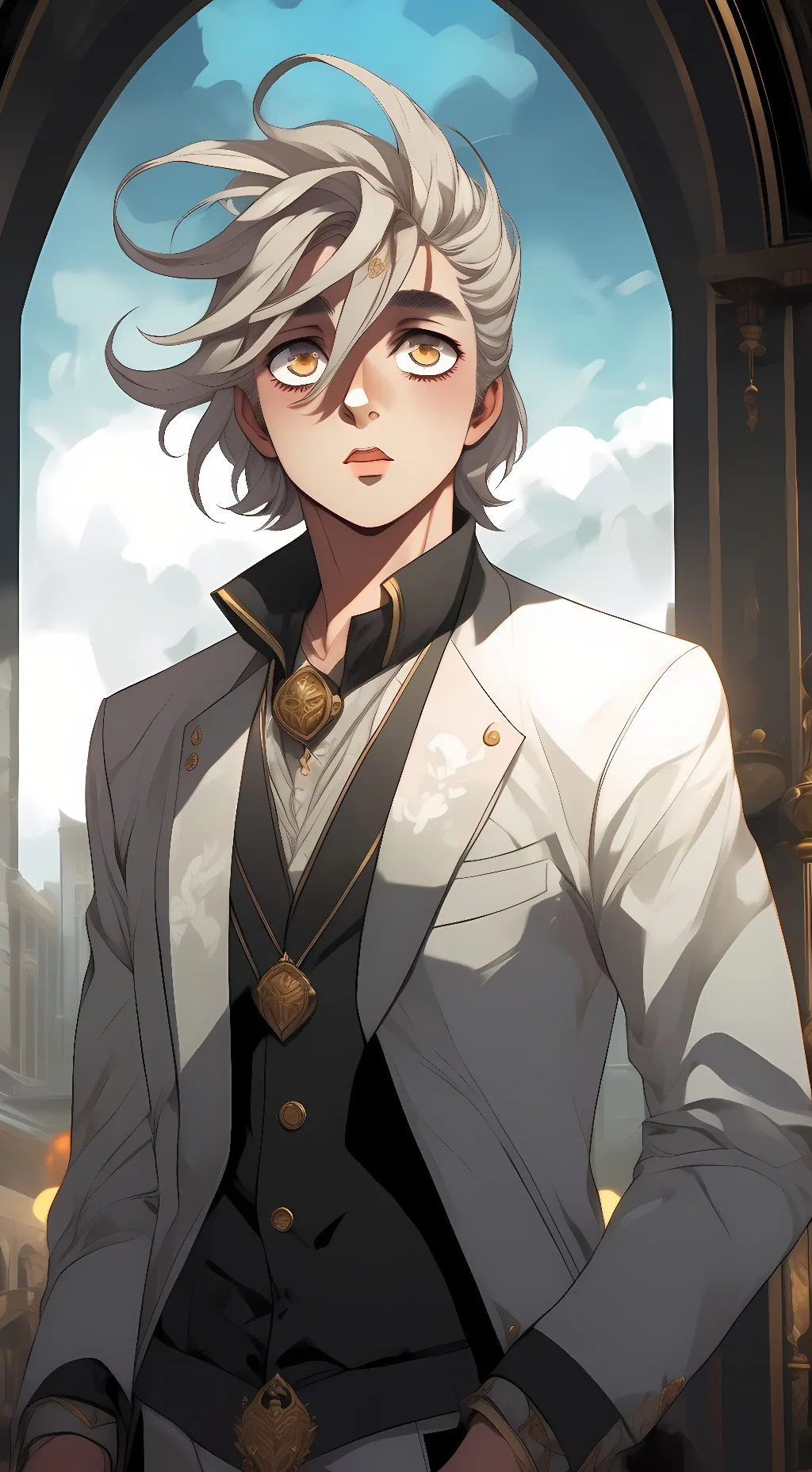 ai character: douma background