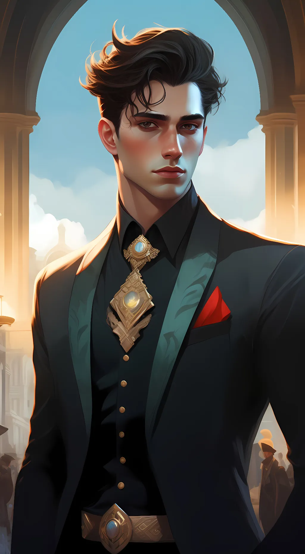 ai character: Garret background