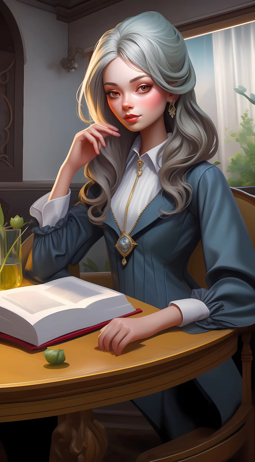 ai character: Sophia St. John background