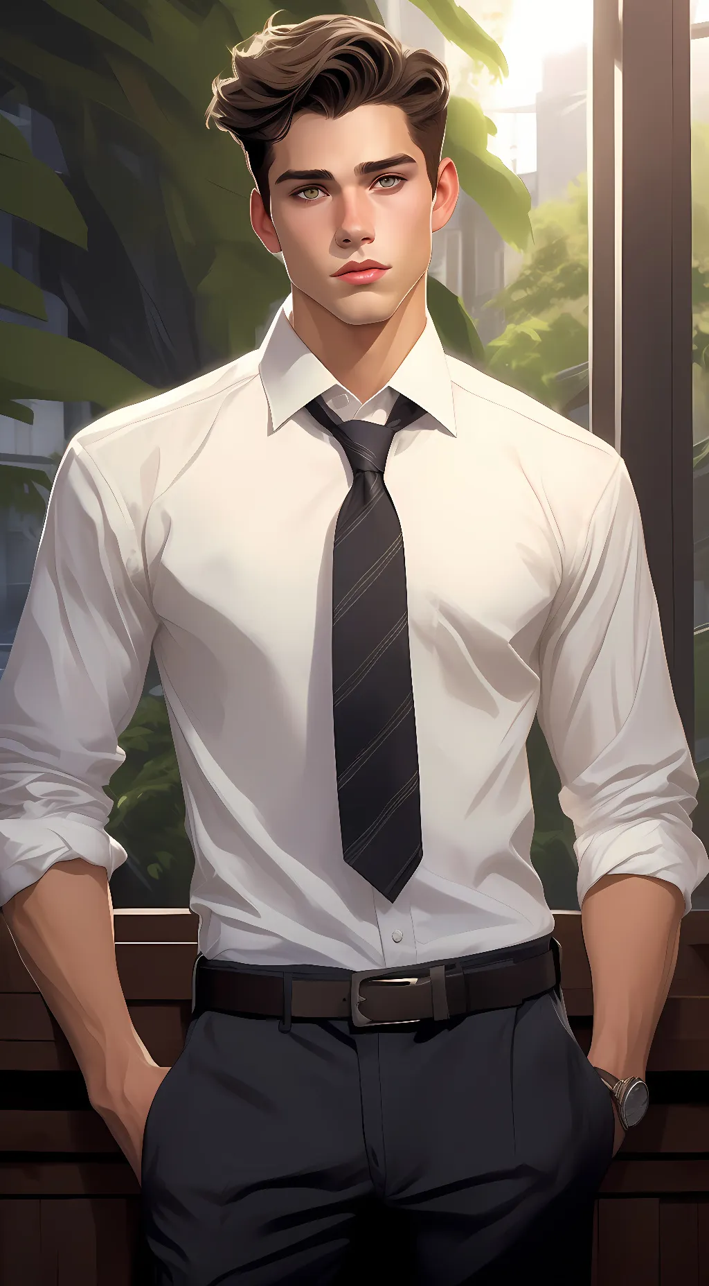 ai character: Tyler background