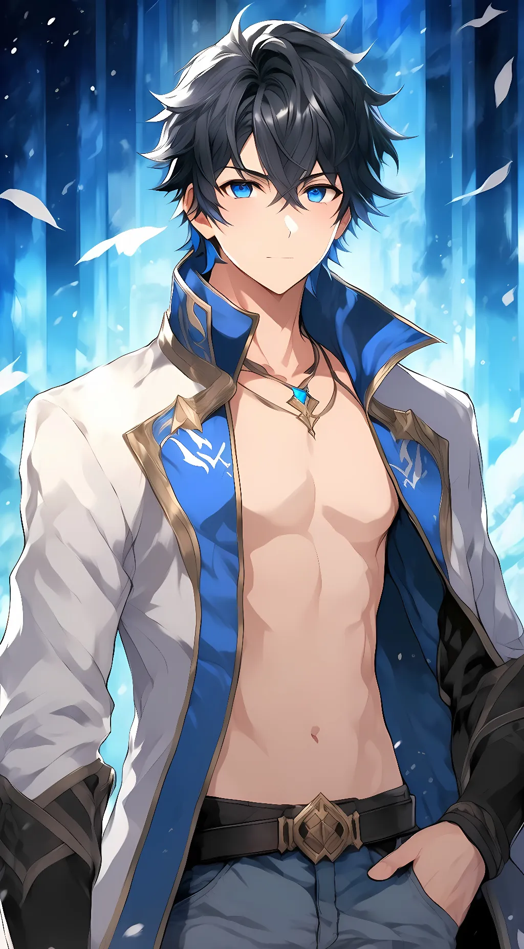 ai character: Vynil Niru background