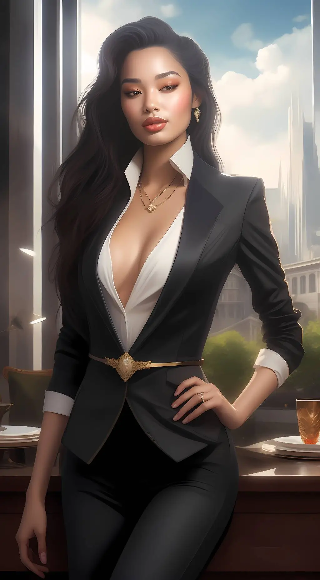 ai character: Bella background