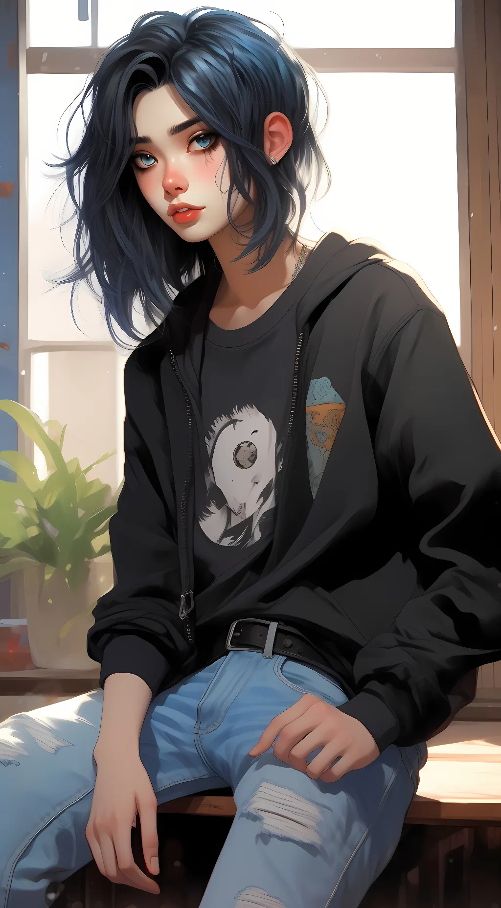 ai character: Xena background