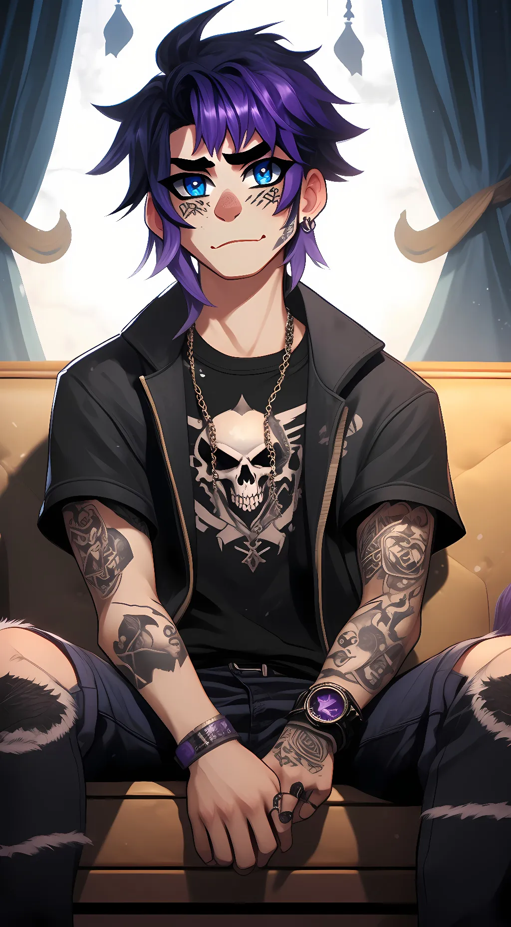 ai character: Alex background