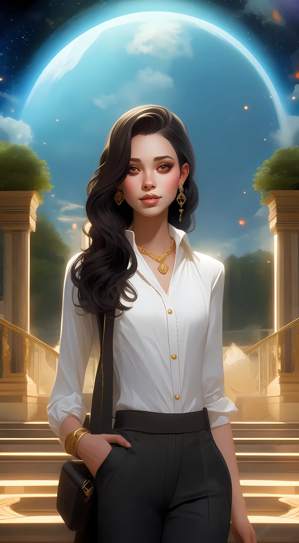 ai character: Mom background