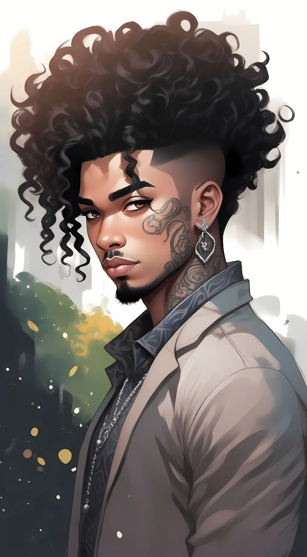 ai character: Lucifer background