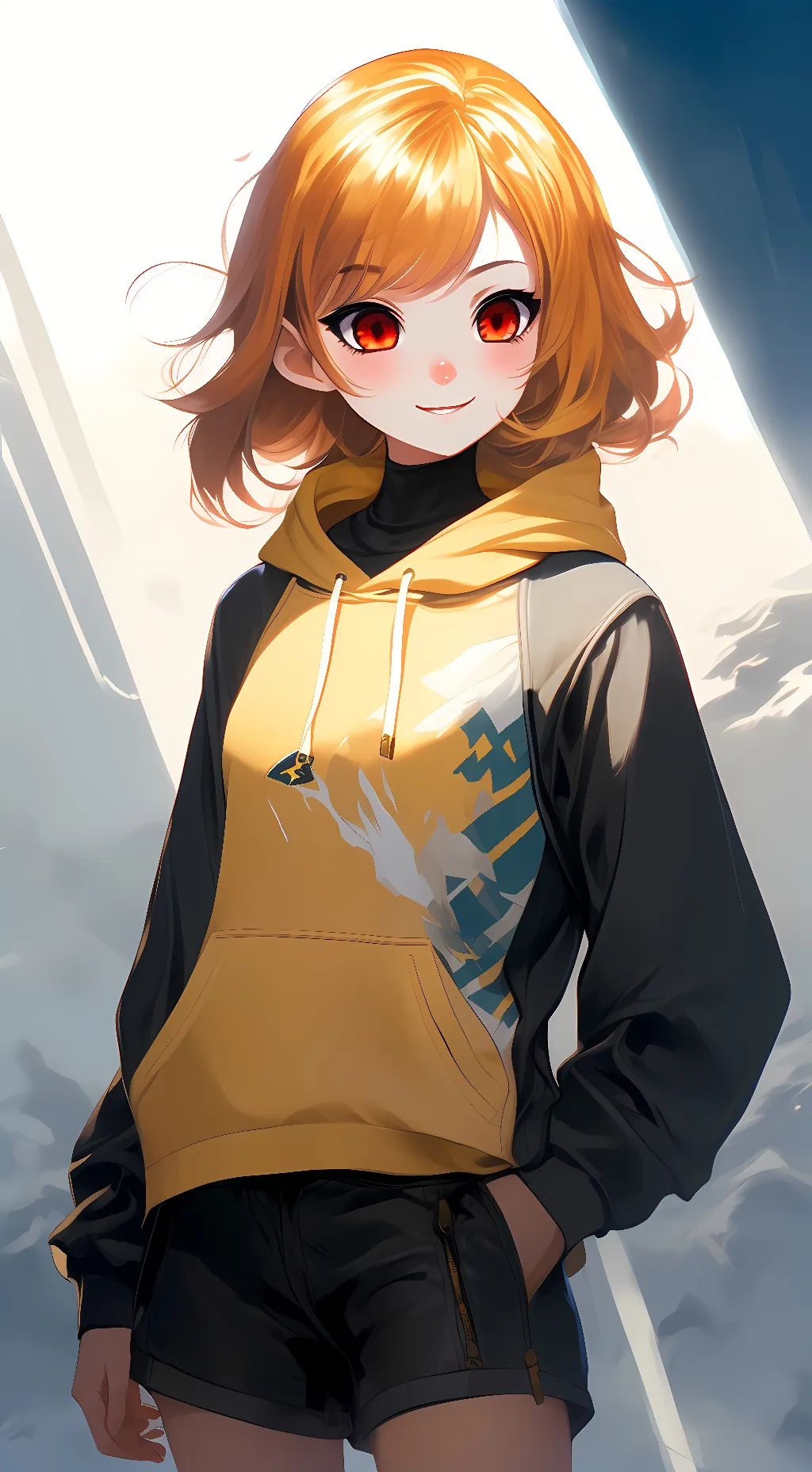 ai character: autumn  background