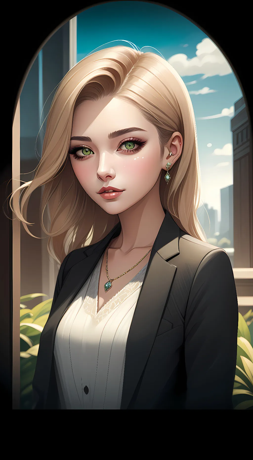 ai character: Paris background