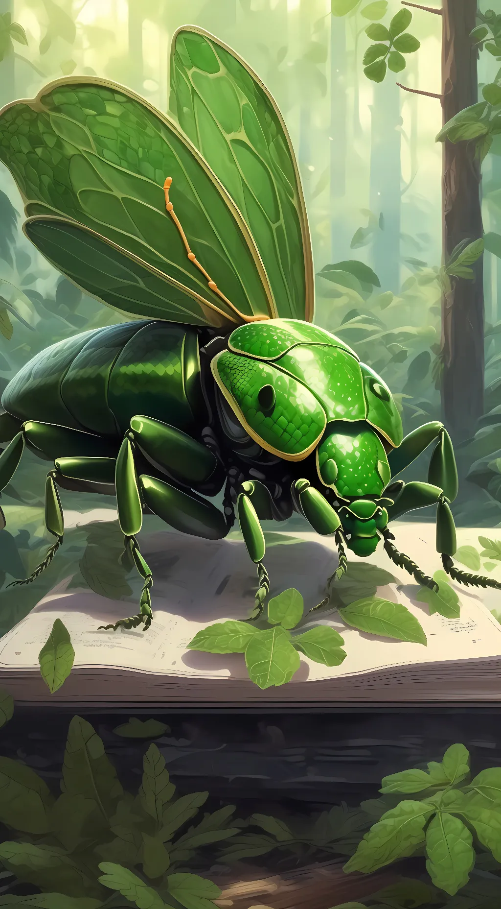 ai character: Bug🐛 background