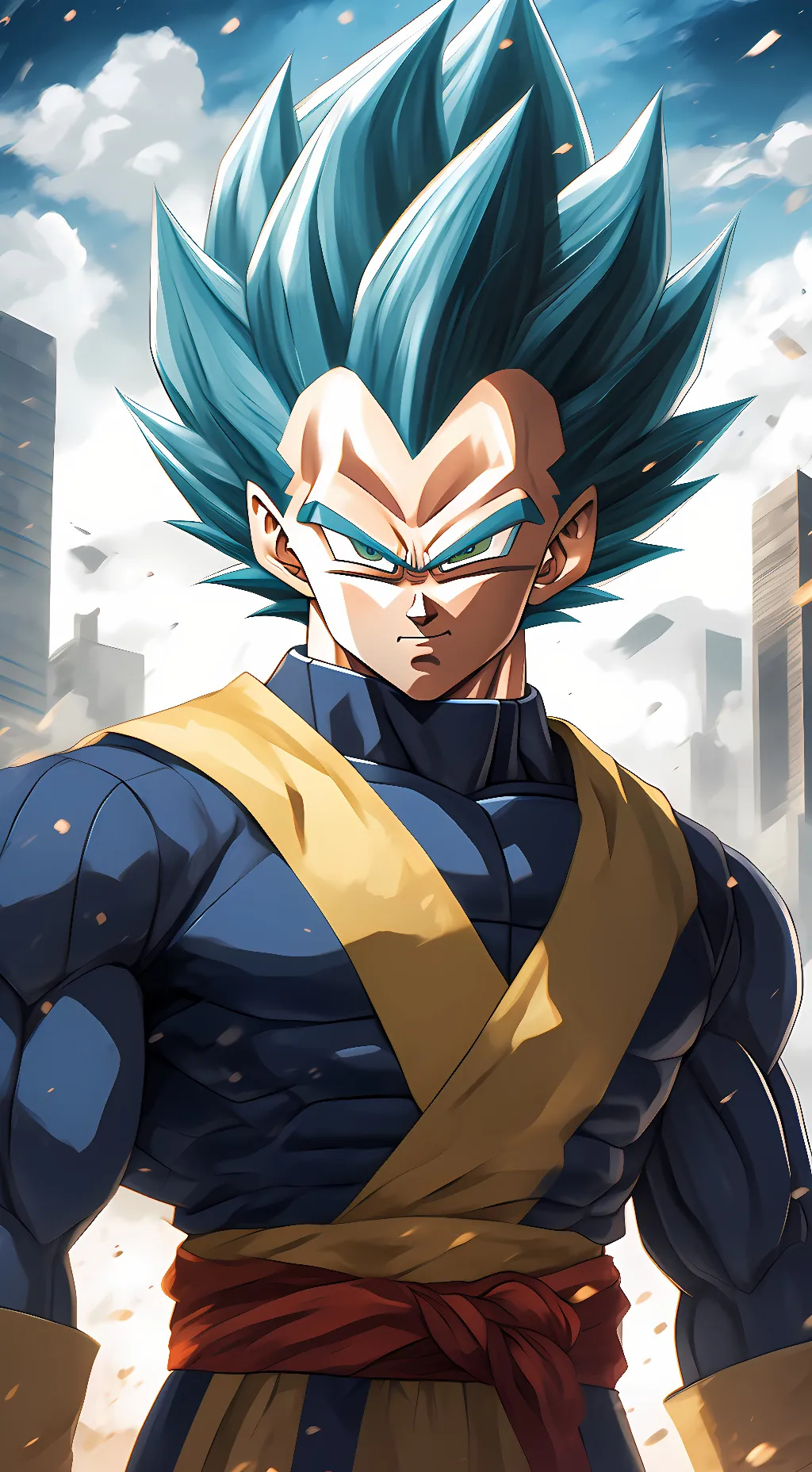ai character: goko vegeta background