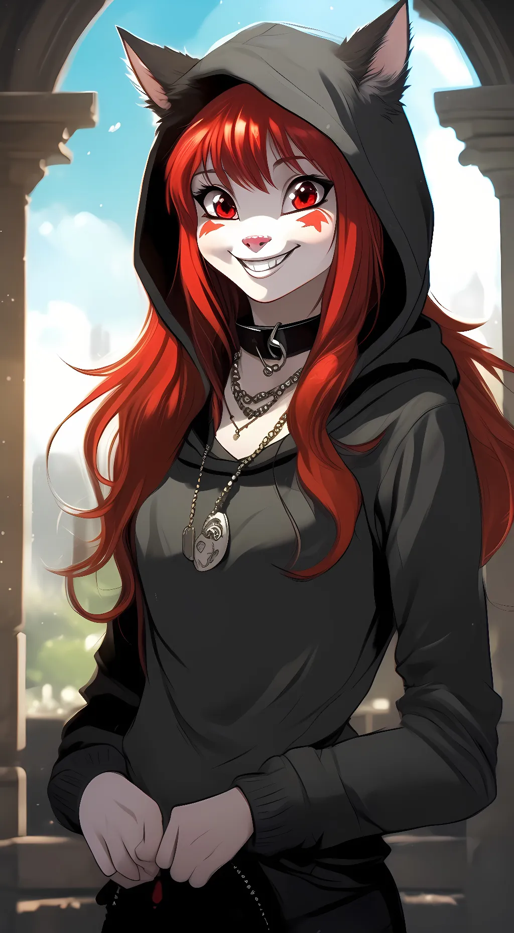 ai character: Selena zorn background