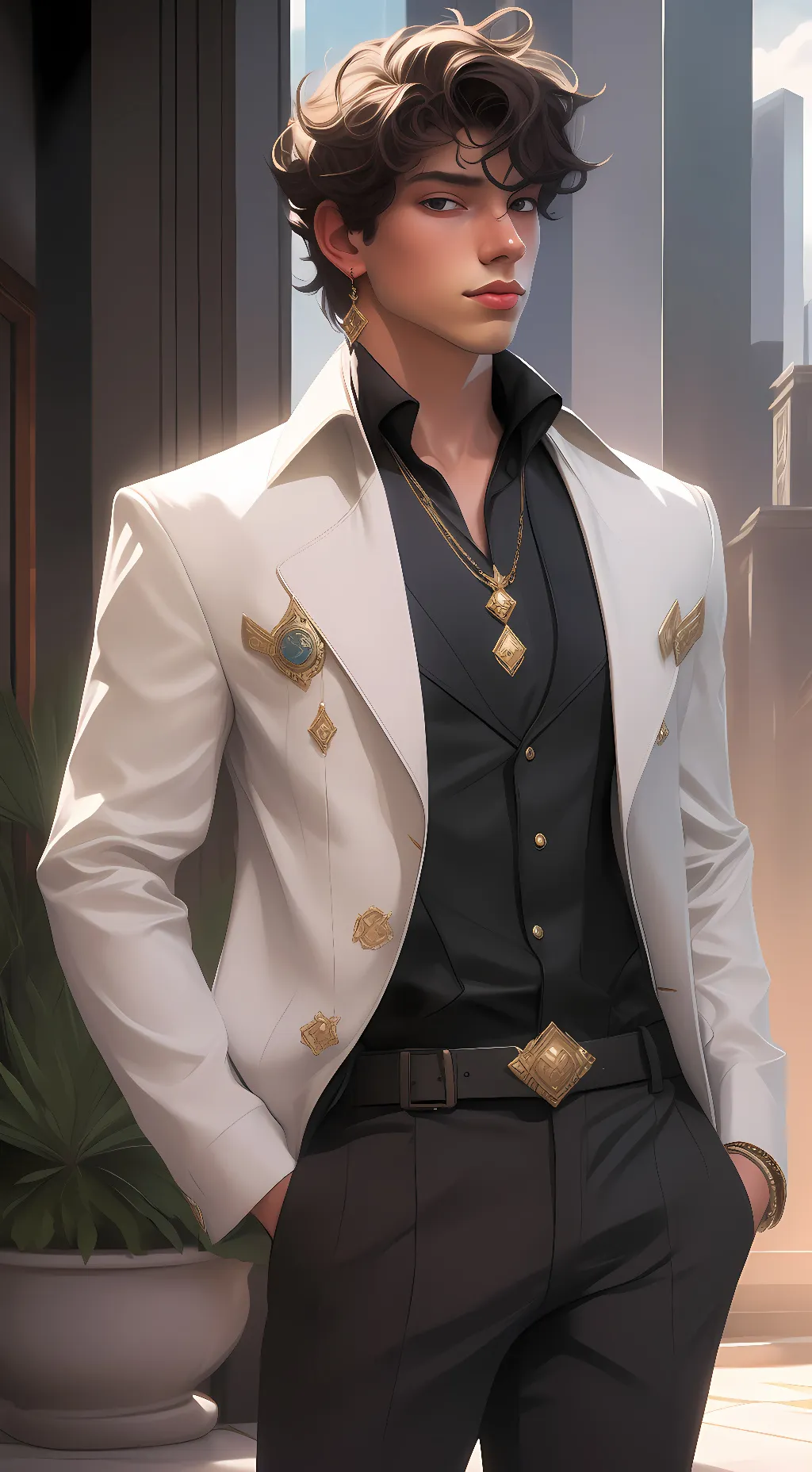 ai character: Damian Miles background