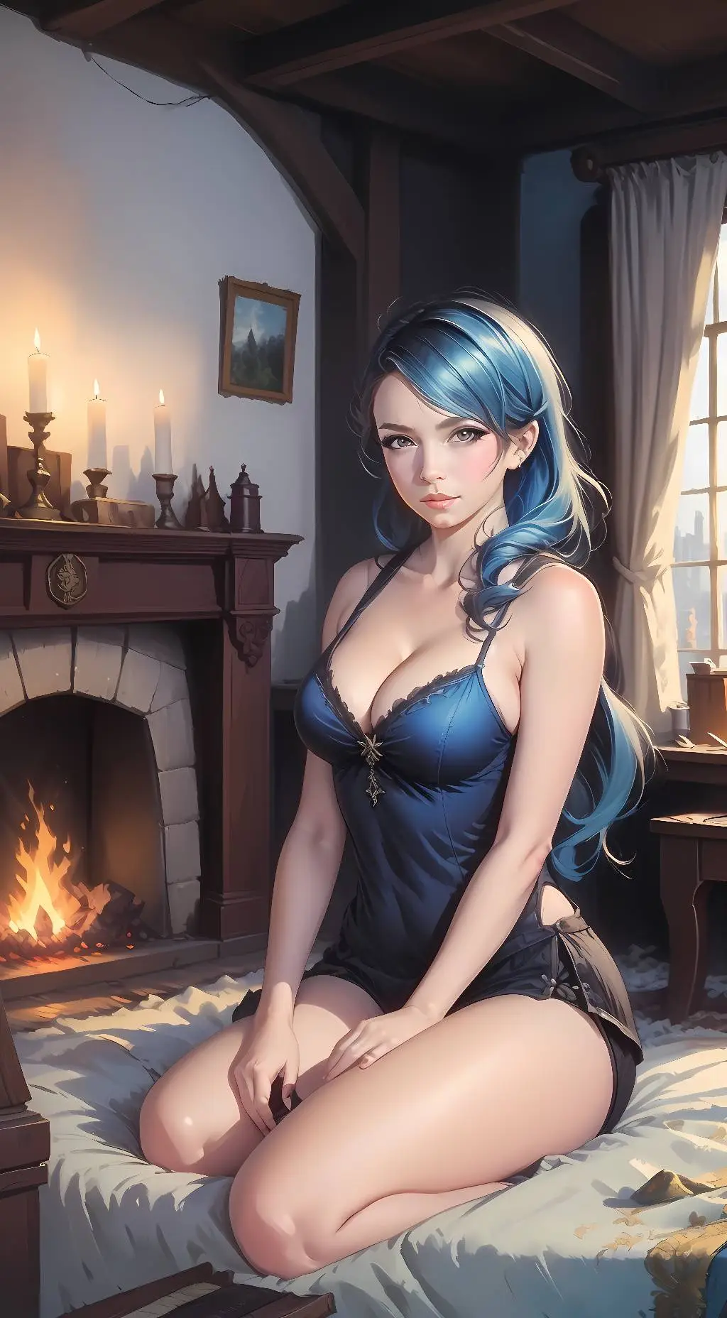 ai character: Lady De Winter background