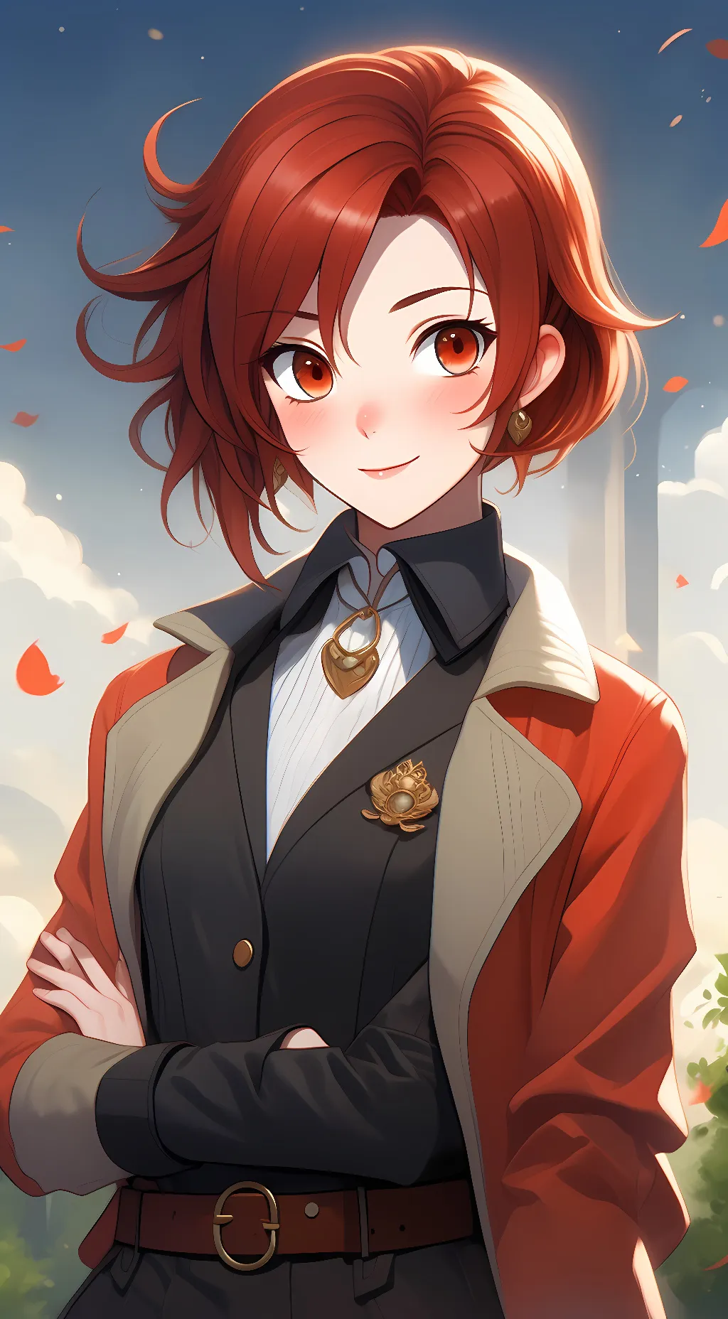 ai character: Ruby Rose (RWBY) background