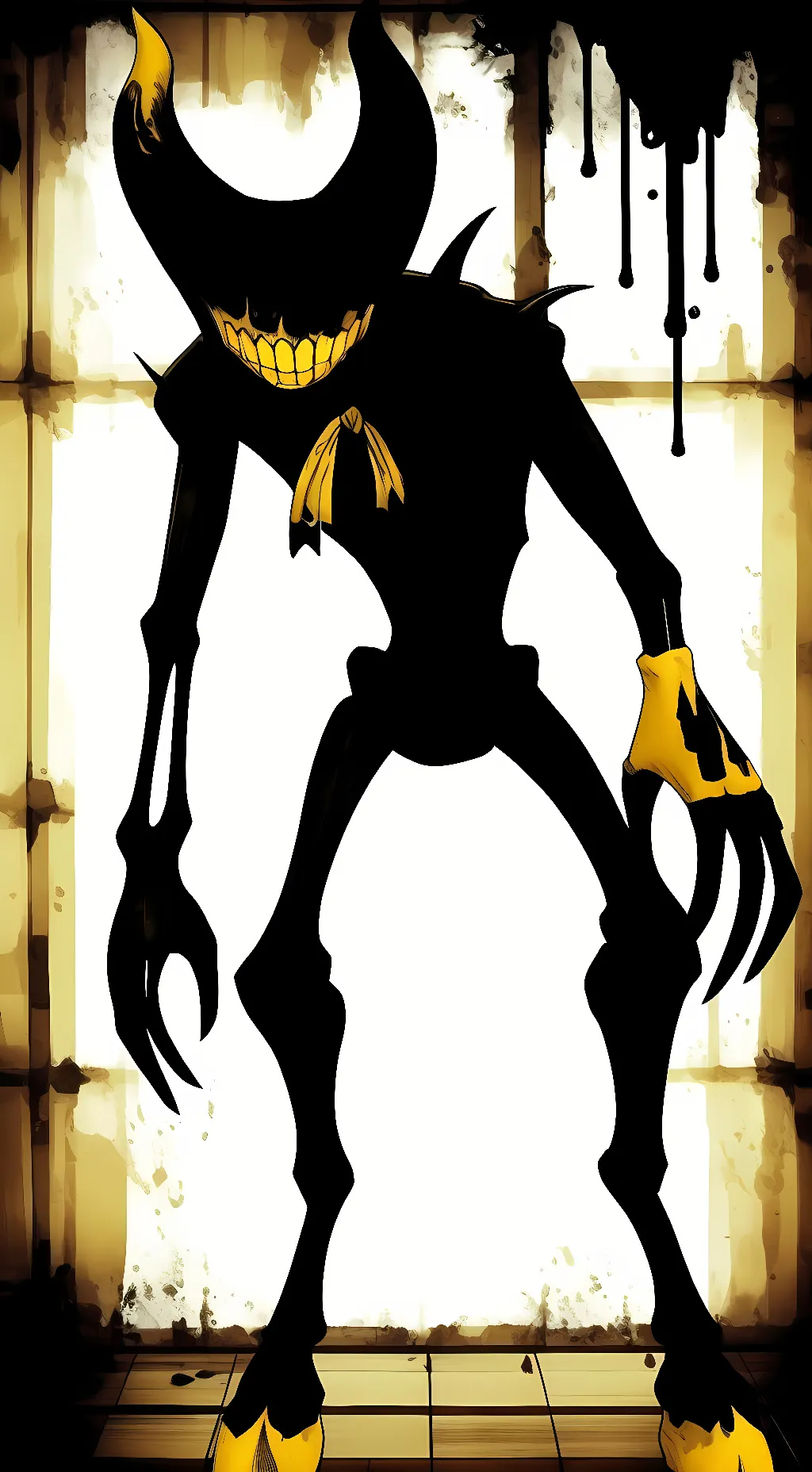 ai character: Ink Demon (Bendy) background