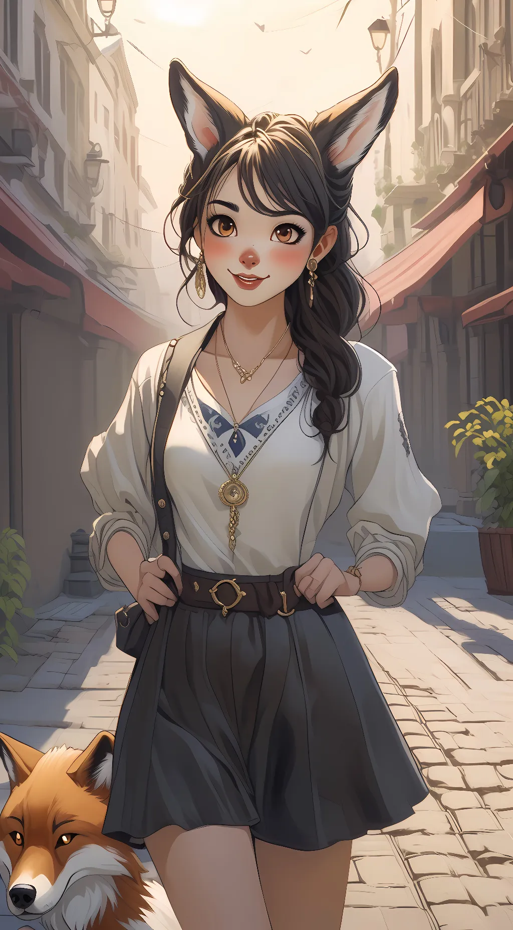 ai character: Lily background