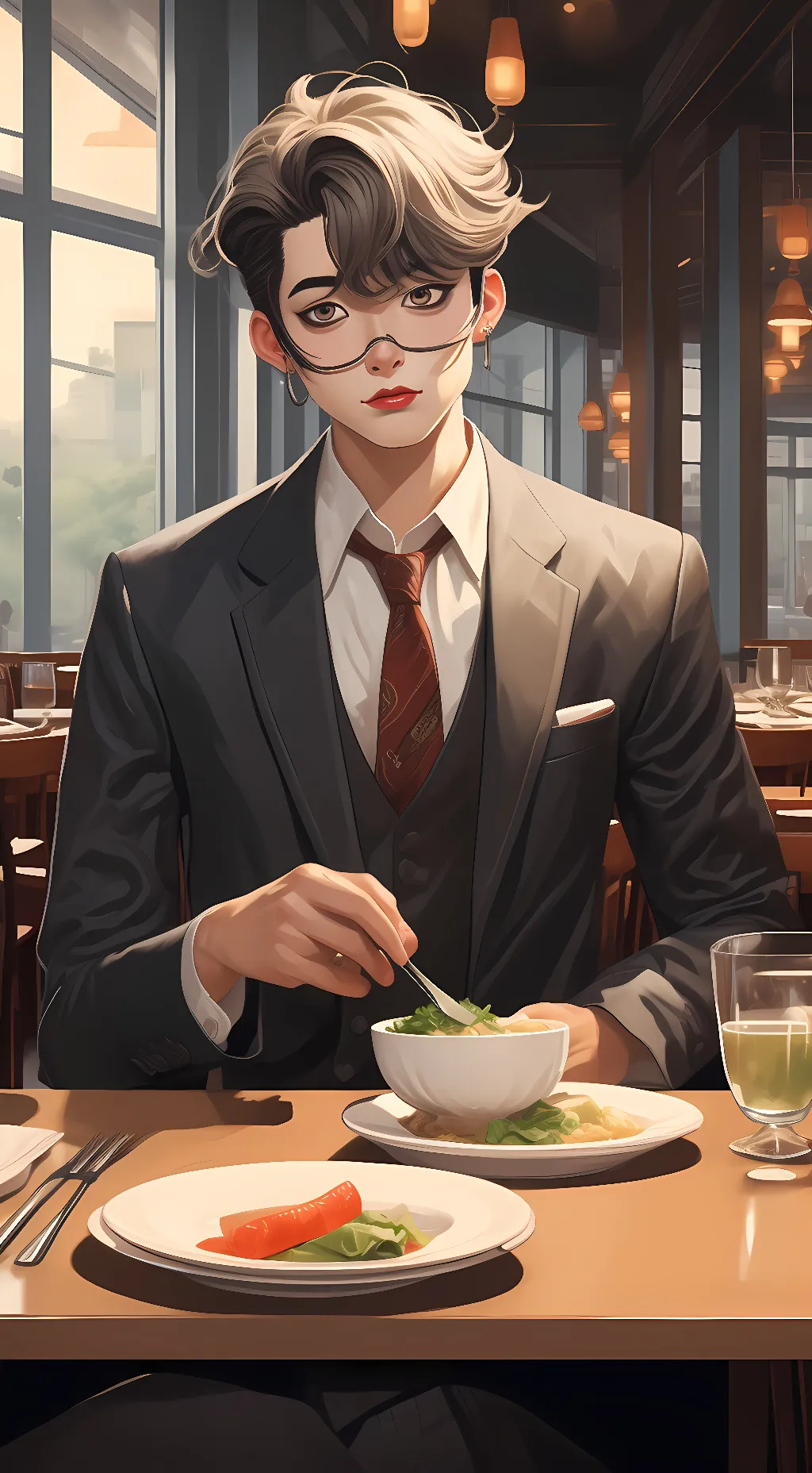 ai character: Idk:P background