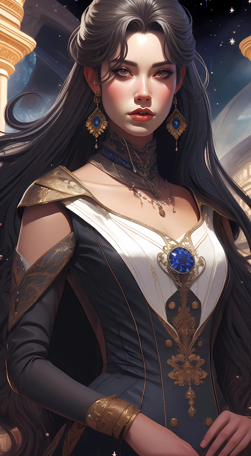 ai character: Layal hemlock  background