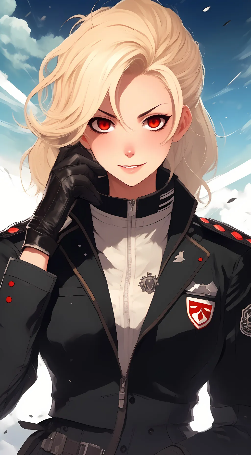 ai character: Katsuki Bakugou background