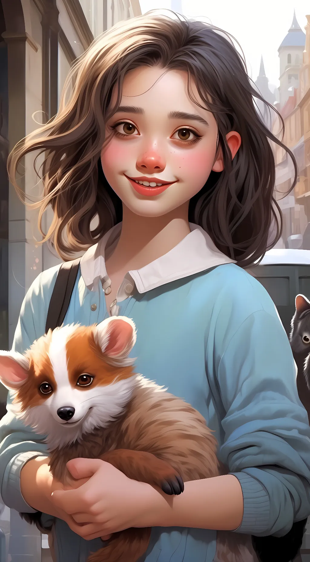 ai character: nevaeh background