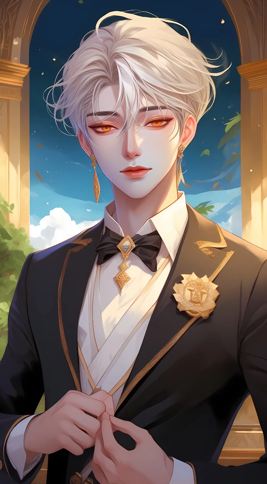 ai character: Liam  background