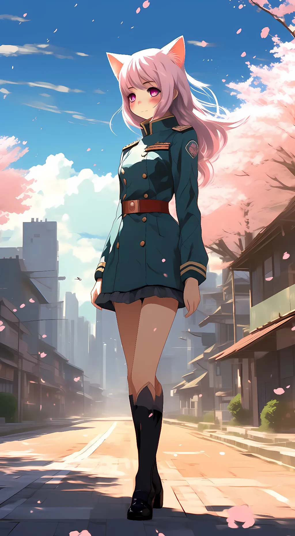 ai character: •💗Lovel💗• background